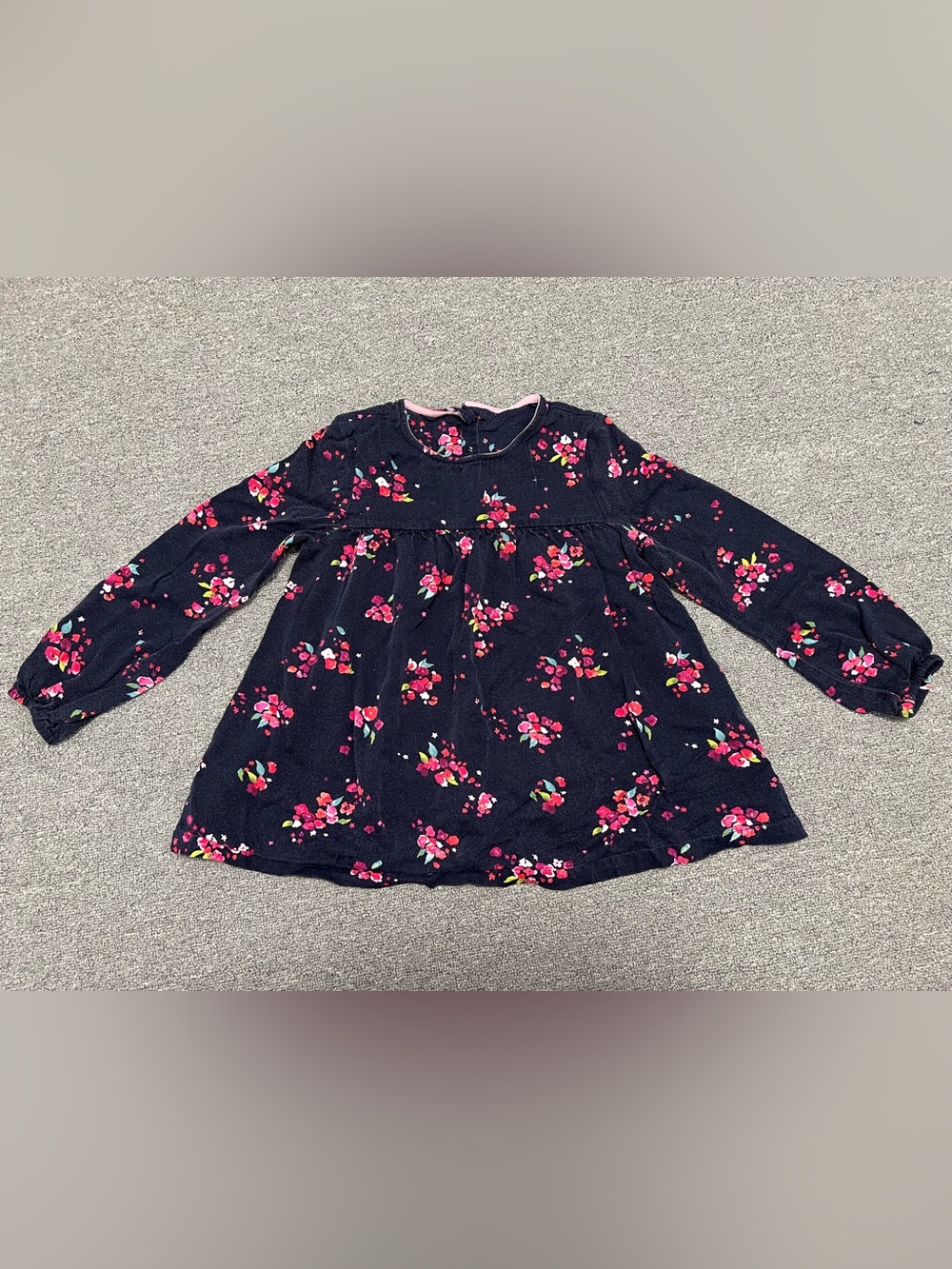 Joules Girl’s Navy Floral Long Sleeve Top 8-10T